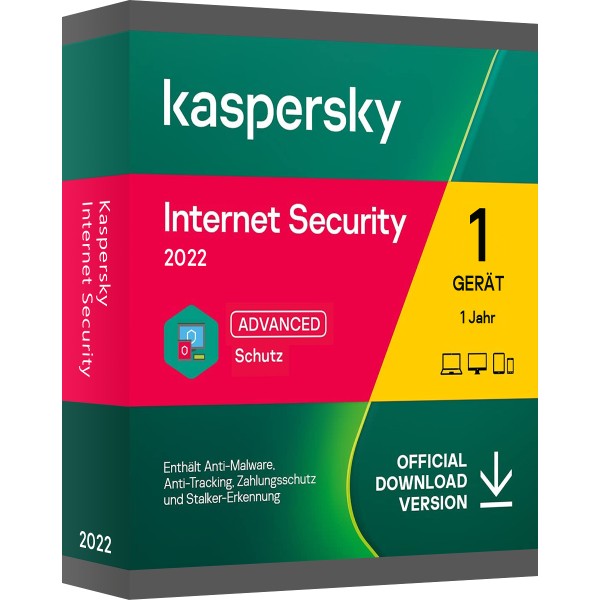 Kaspersky Internet Security 2022 - Download - Win/Mac/Android