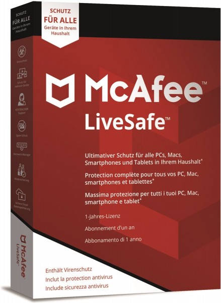 McAfee LiveSafe 2021 | Windows / Mac