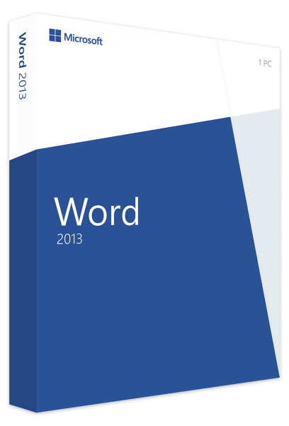 Microsoft Word 2013 Windows