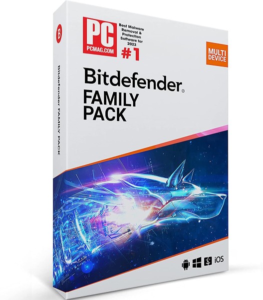 Bitdefender Family Pack 2023 | up to 15 devices | full version