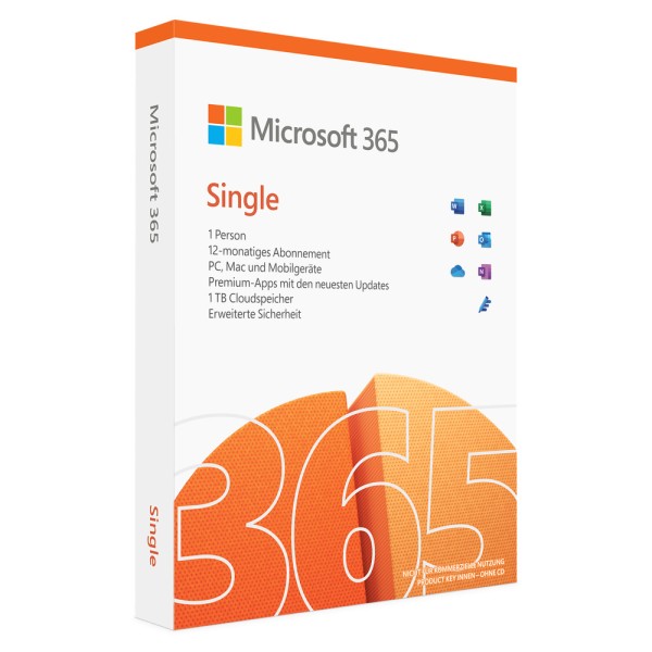 Microsoft Office 365 Single Win/Mac 5 devices