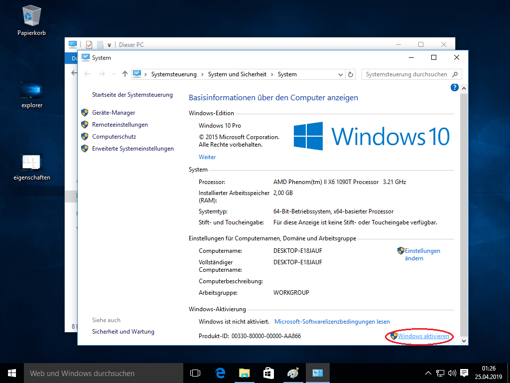 Windows-10-online-Aktivierung-Schritt3
