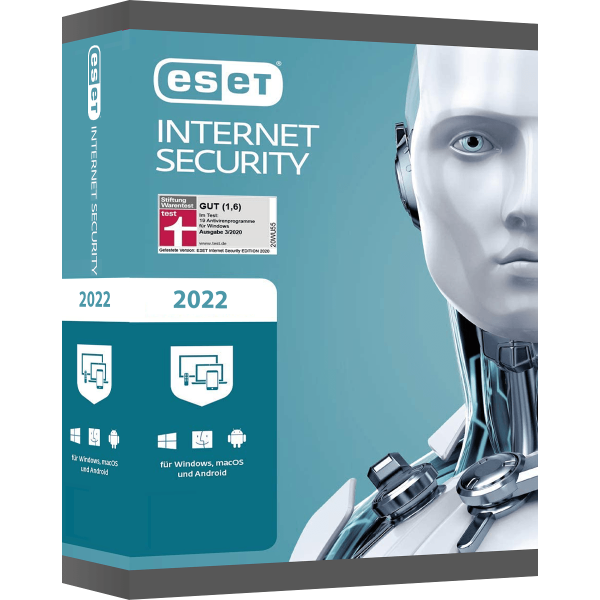 ESET Internet Security 2022 | PC/Mac/Mobile devices