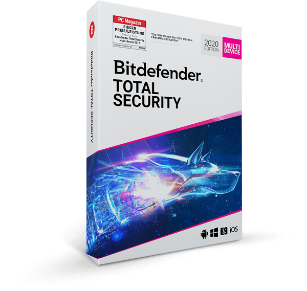 Bitdefender Total Security 2022 - PC/Mac/Mobile Devices
