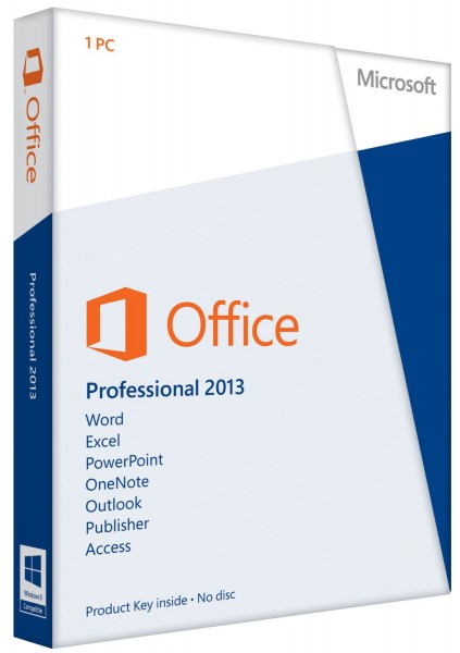 Microsoft Office 2013 Professional (plus) - Vollversion - Download