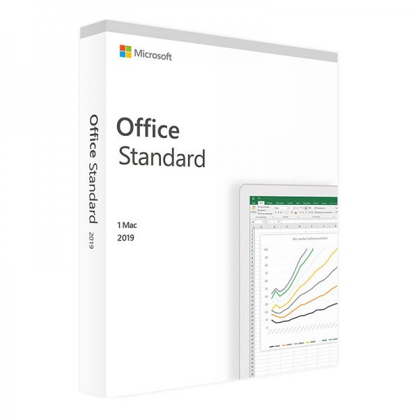 Microsoft Office 2019 Standard - MAC Vollversion